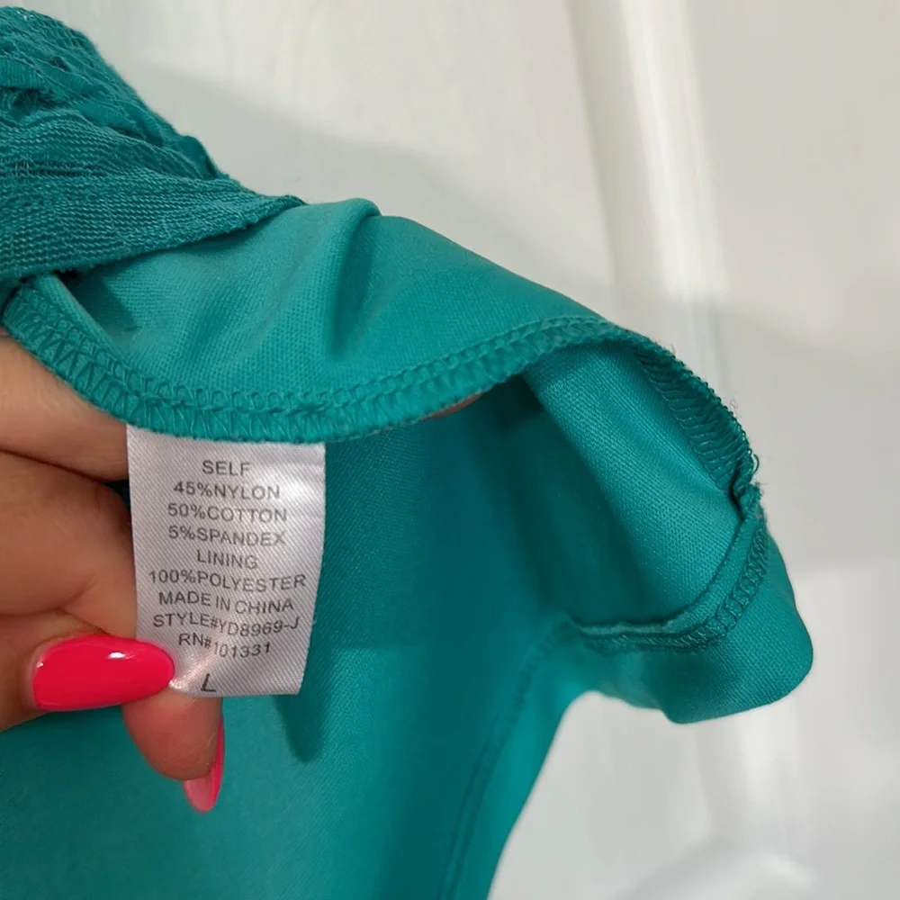 Charlotte Russe | Lace Floral Dress - Picture 6 of 7